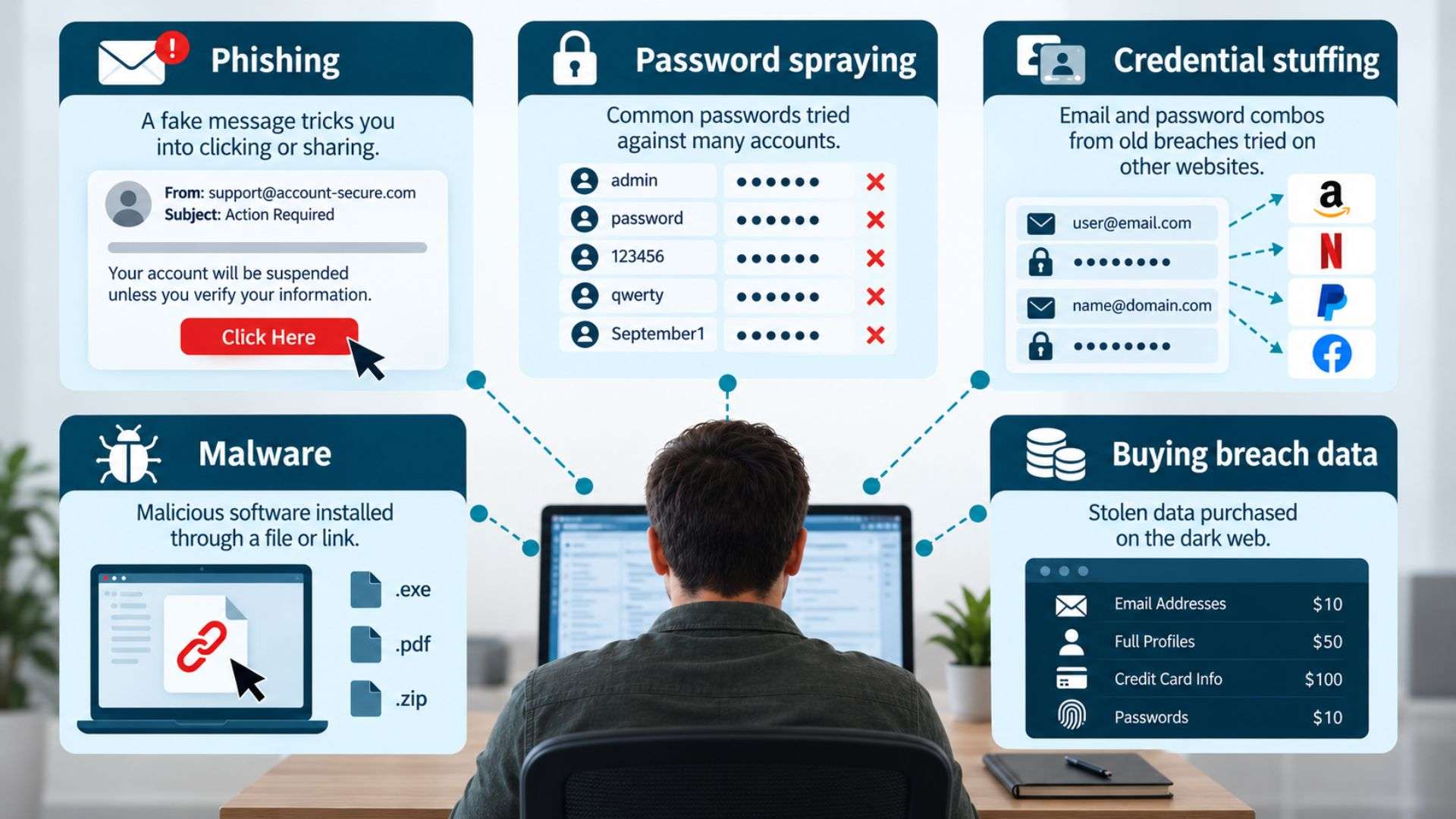 How hackers get personal information: the common methods How hackers get personal information: the common methods